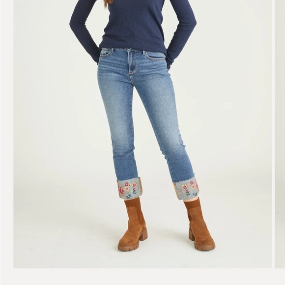 Driftwood Colette Crop Aztec Jeans - Picture 9 of 9